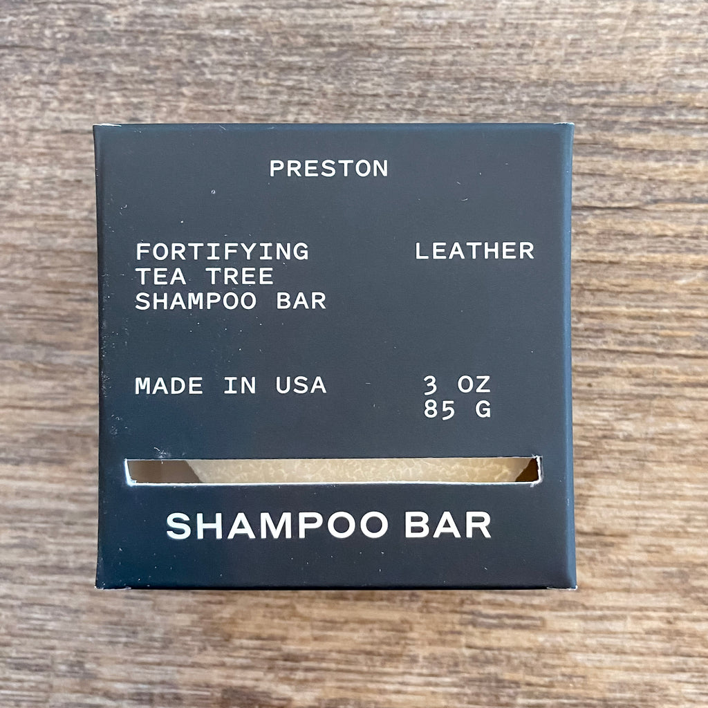 Preston Shampoo Bar Leather - Lyla's: Clothing, Decor & More - Plano Boutique