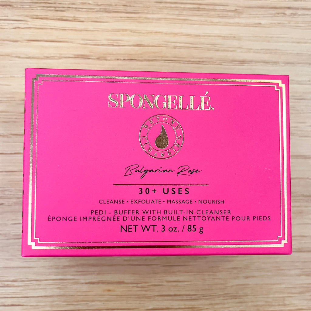 Spongelle - Pedi Buffer Bulgarian Rose - Lyla's: Clothing, Decor & More - Plano Boutique