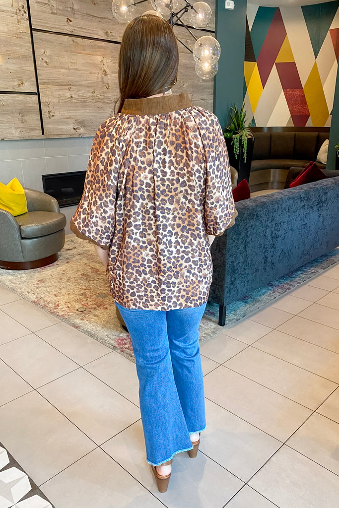 Put It Away Cheetah Print Brown Top - Lyla's: Clothing, Decor & More - Plano Boutique