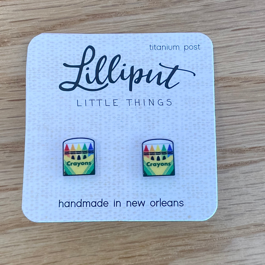 Crayon Earrings - Lyla's: Clothing, Decor & More - Plano Boutique