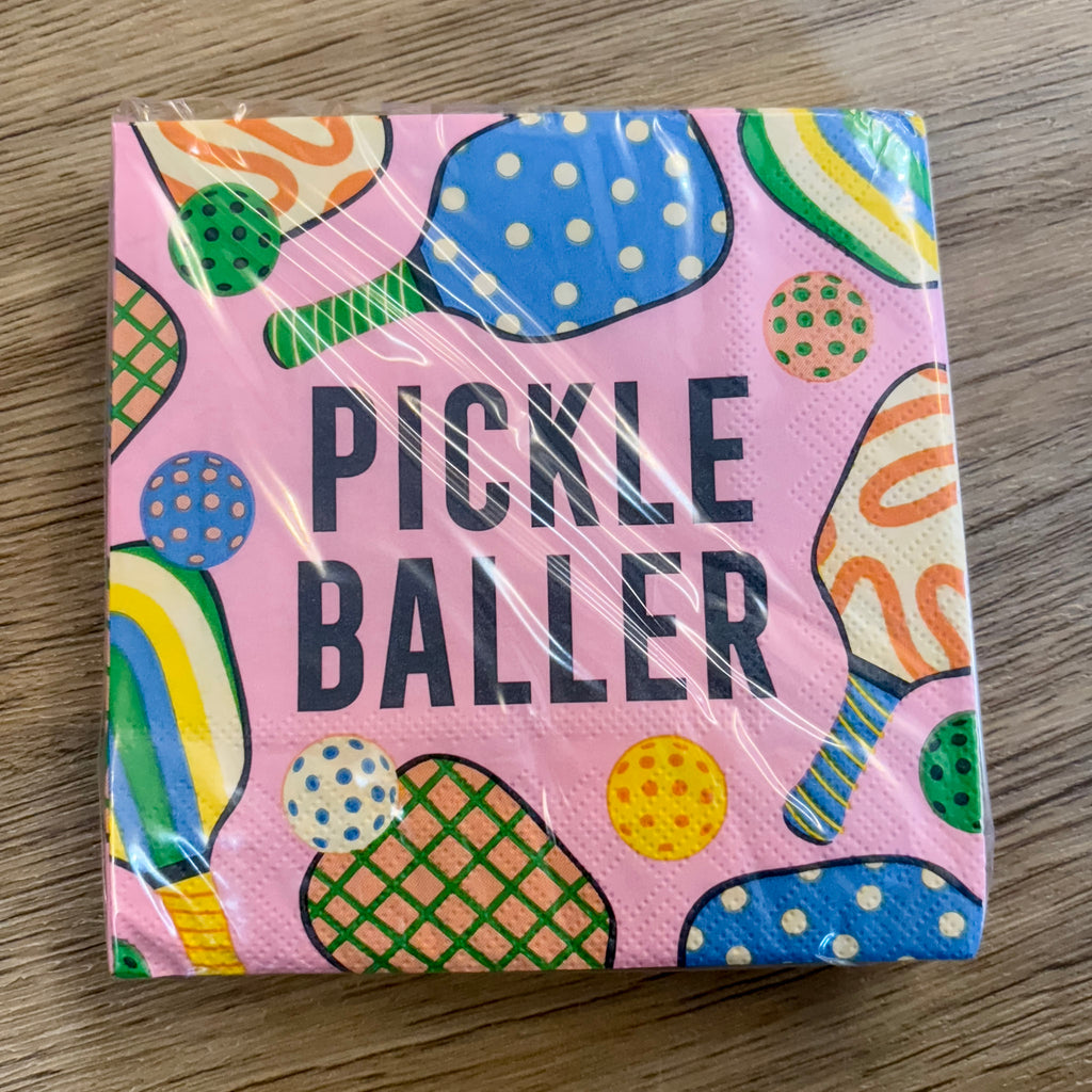 Pickleballer Cocktail Napkins - Lyla's: Clothing, Decor & More - Plano Boutique
