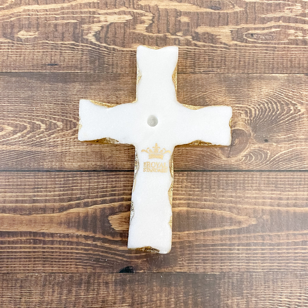 Marble Prayer Cross - Lyla's: Clothing, Decor & More - Plano Boutique