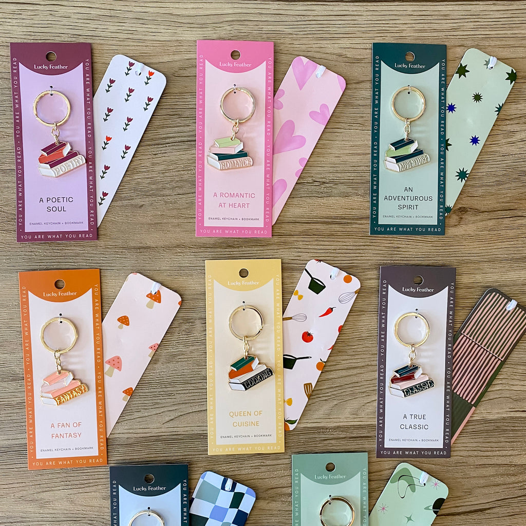 Book Lover's Keychain - Lyla's: Clothing, Decor & More - Plano Boutique