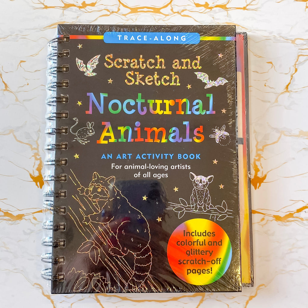 Nocturnal Animals Scratch and Sketch - Lyla's: Clothing, Decor & More - Plano Boutique