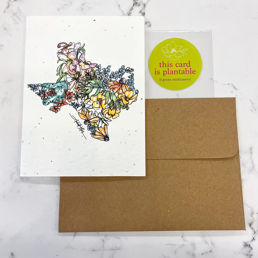 Texas Plantable Card by Amanda Klein - Lyla's: Clothing, Decor & More - Plano Boutique