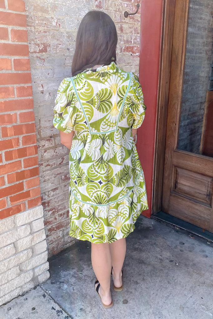 Bring Us Summer Florals Green Print Dress - Lyla's: Clothing, Decor & More - Plano Boutique