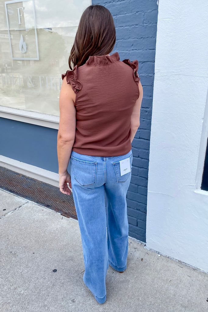 Send an Alert For This Brown Top - Lyla's: Clothing, Decor & More - Plano Boutique