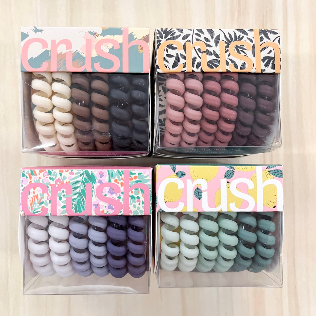 Crush Kinda Spiraling Coil Hair Ties - Lyla's: Clothing, Decor & More - Plano Boutique