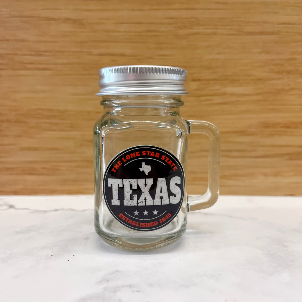 Texas Mini Mason Jar Glasses - Lyla's: Clothing, Decor & More - Plano Boutique