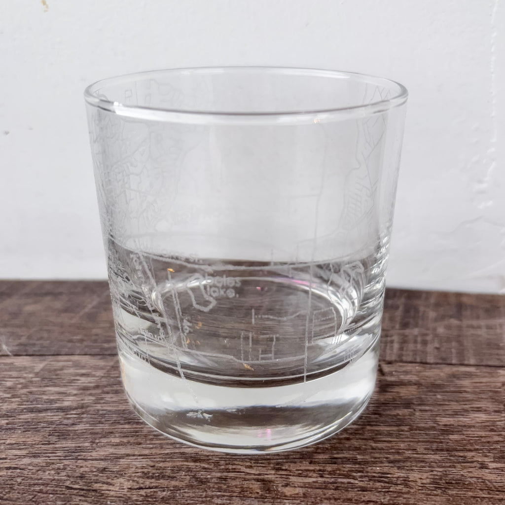 Rockwall TX Map Rocks Whiskey Glass - Lyla's: Clothing, Decor & More - Plano Boutique
