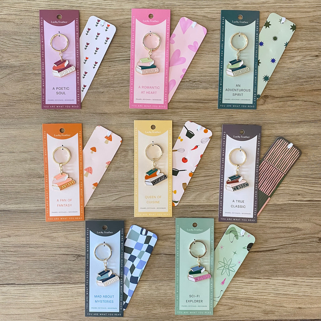 Book Lover's Keychain - Lyla's: Clothing, Decor & More - Plano Boutique