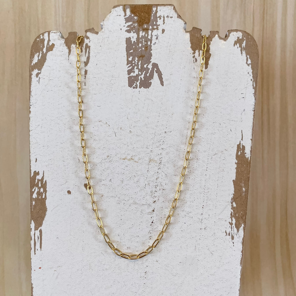 Delicate Link Chain Necklace 15" - Lyla's: Clothing, Decor & More - Plano Boutique