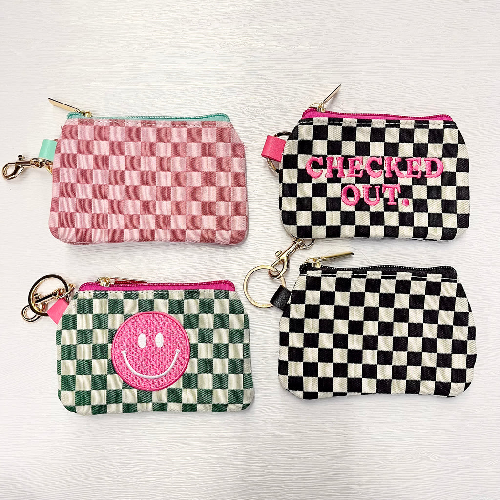 Checkered Zip Wallet - Lyla's: Clothing, Decor & More - Plano Boutique