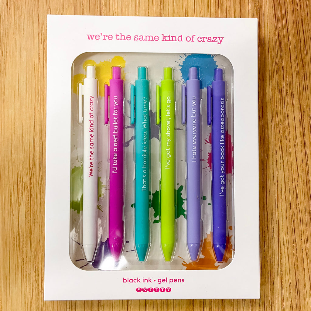 Same Kind of Crazy – Quotable Gel Pen Set - Lyla's: Clothing, Decor & More - Plano Boutique