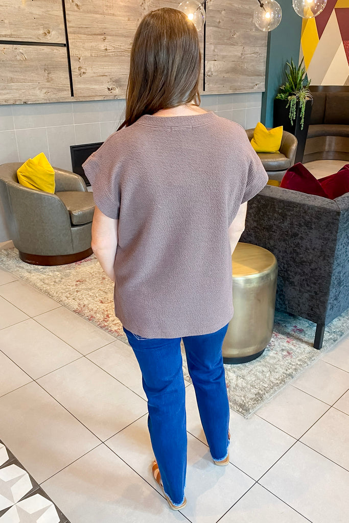 Ride Away With Me Brown Top - Lyla's: Clothing, Decor & More - Plano Boutique