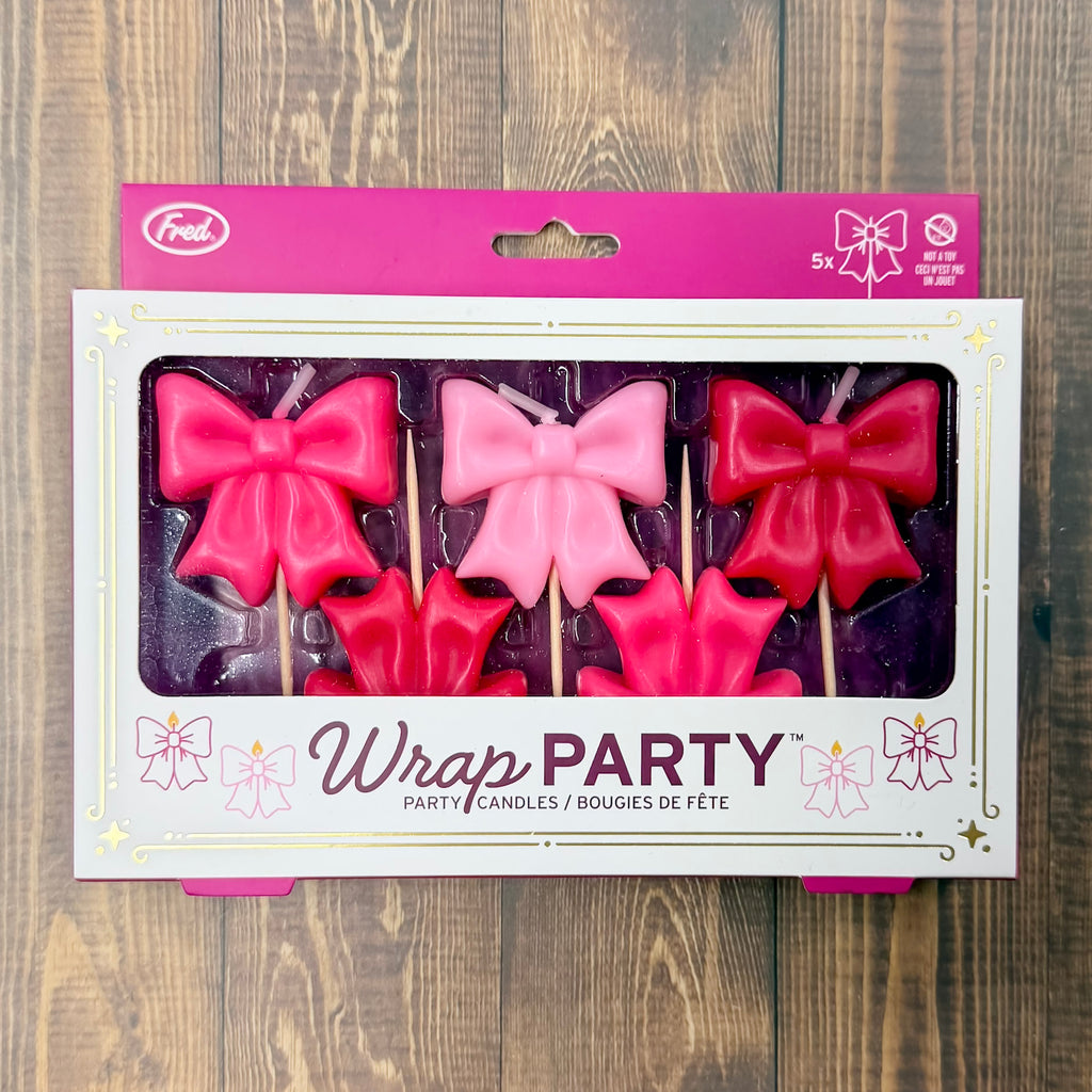 Bow Birthday Candles - Lyla's: Clothing, Decor & More - Plano Boutique