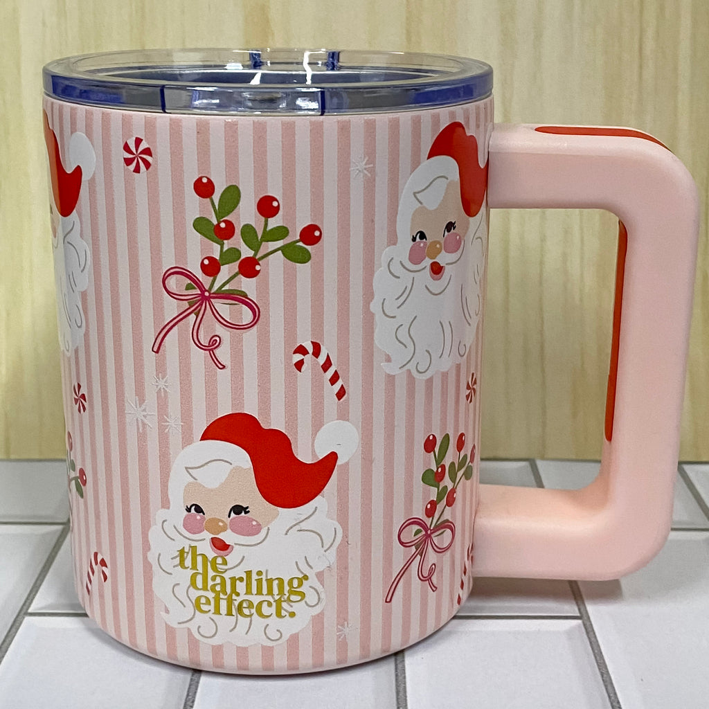 Holly Jolly Santa 14 oz Insulated Mug - Lyla's: Clothing, Decor & More - Plano Boutique