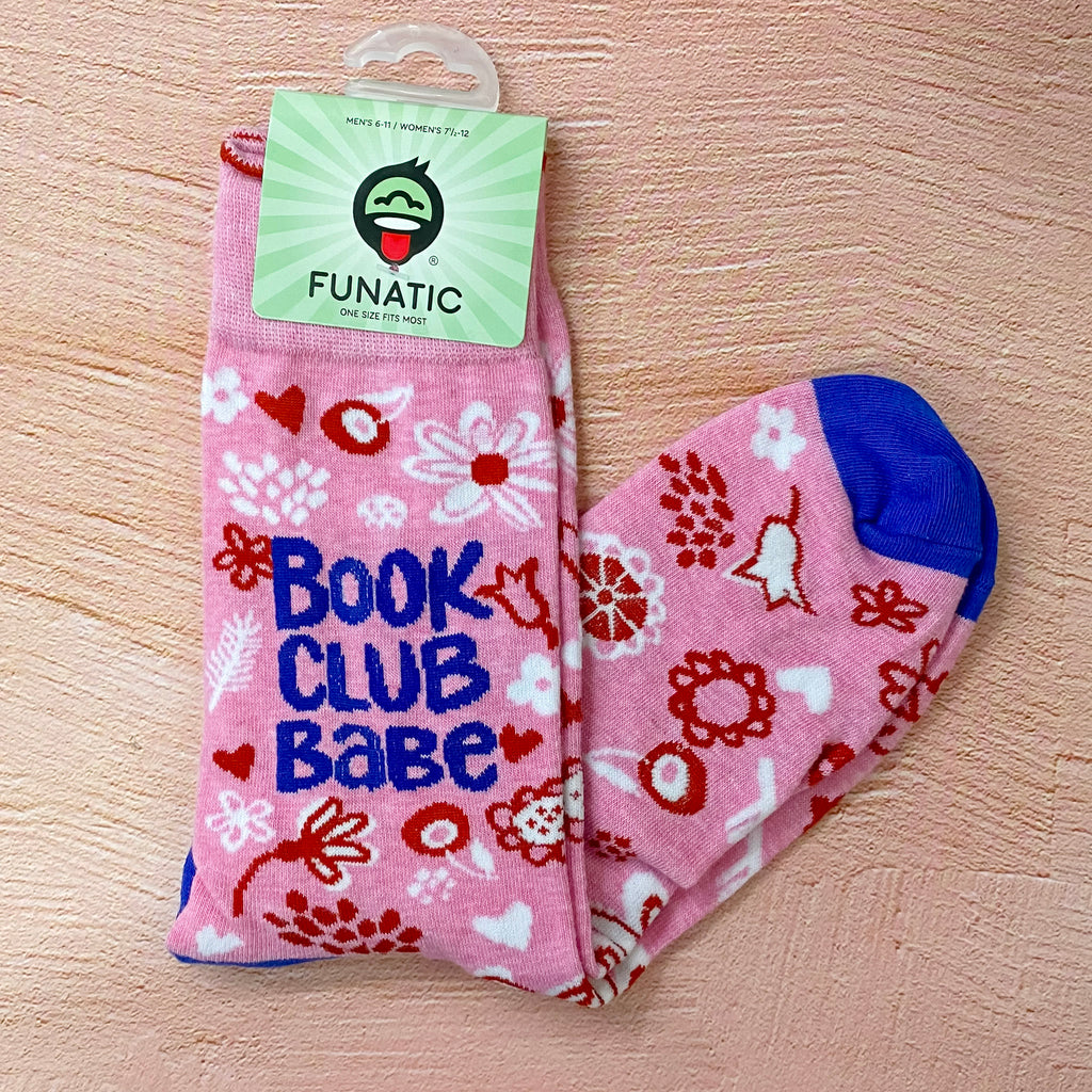 Book Club Babe Ladies Socks - Lyla's: Clothing, Decor & More - Plano Boutique