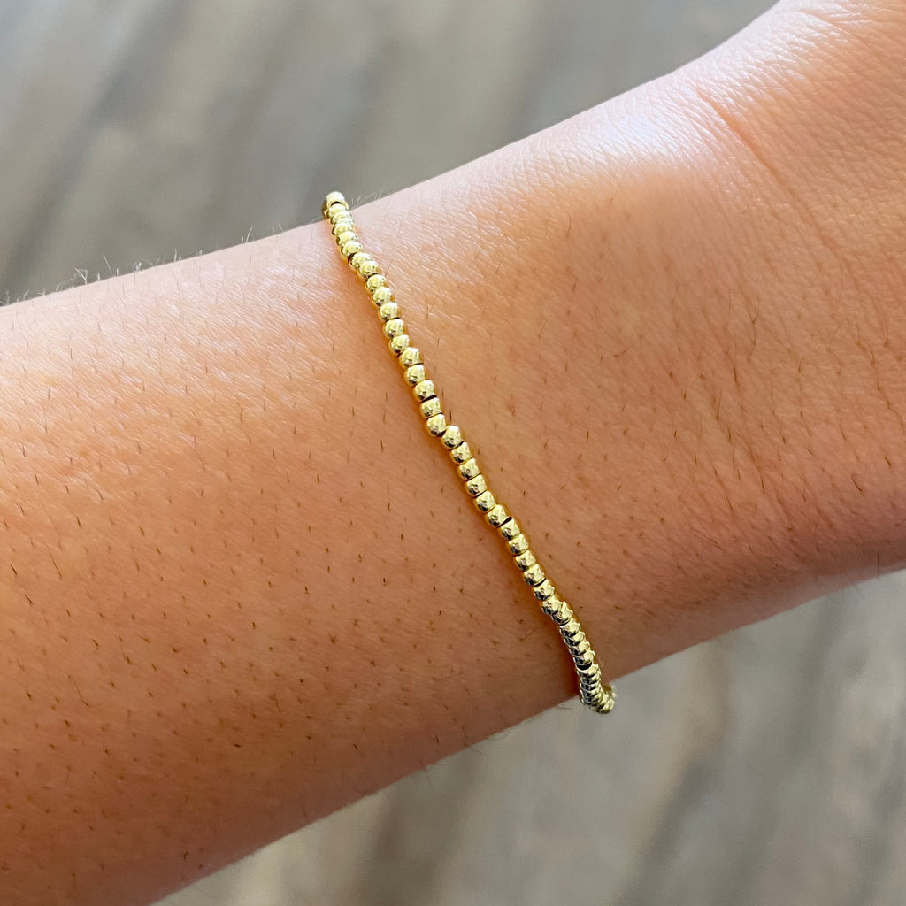 Gold 2mm Stack Bracelet by Splendid Iris - Lyla's: Clothing, Decor & More - Plano Boutique