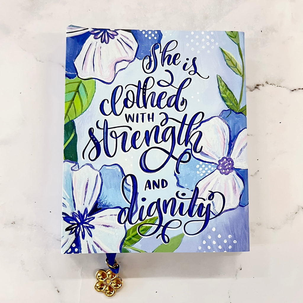 She is Clothed with Strength and Dignity Everyday Mini Book - Lyla's: Clothing, Decor & More - Plano Boutique