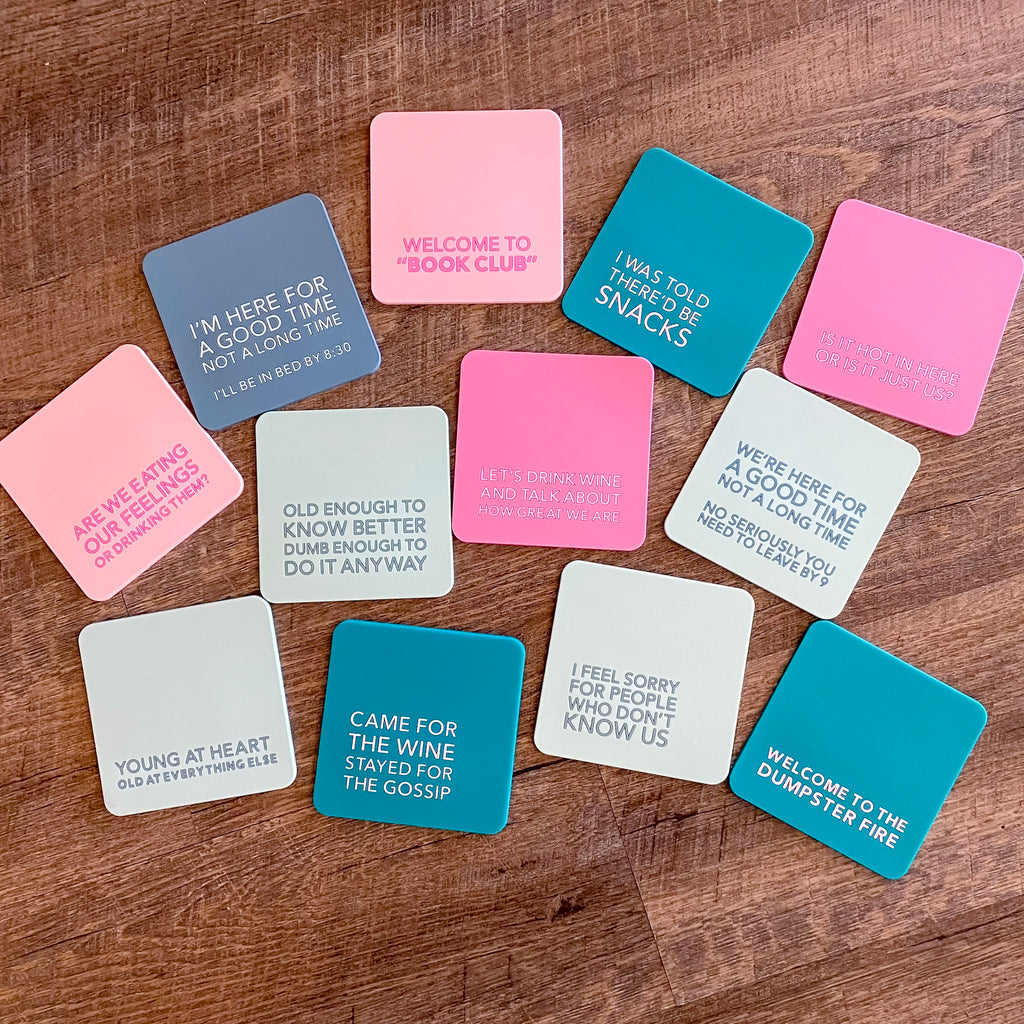 Pretty Alright Goods Coaster - Lyla's: Clothing, Decor & More - Plano Boutique