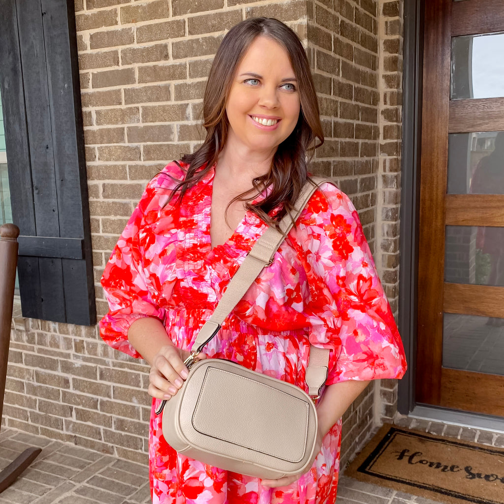 Jen & Co Sky Dual Zip Crossbody w/ Slip Pocket - Parchmant - Lyla's: Clothing, Decor & More - Plano Boutique