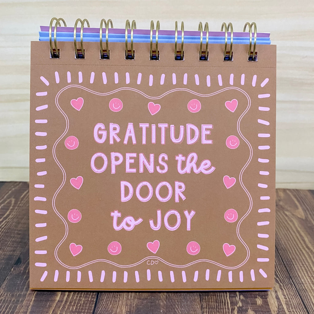 52 Weeks Of Grateful Sayings - Desk Flip Calendar - Lyla's: Clothing, Decor & More - Plano Boutique