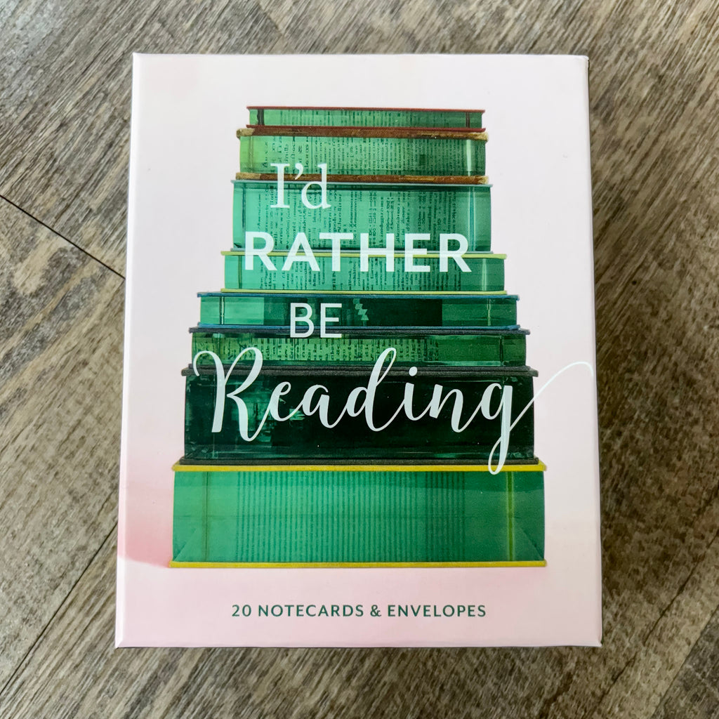 I'd Rather Be Reading Notes Cards - Lyla's: Clothing, Decor & More - Plano Boutique