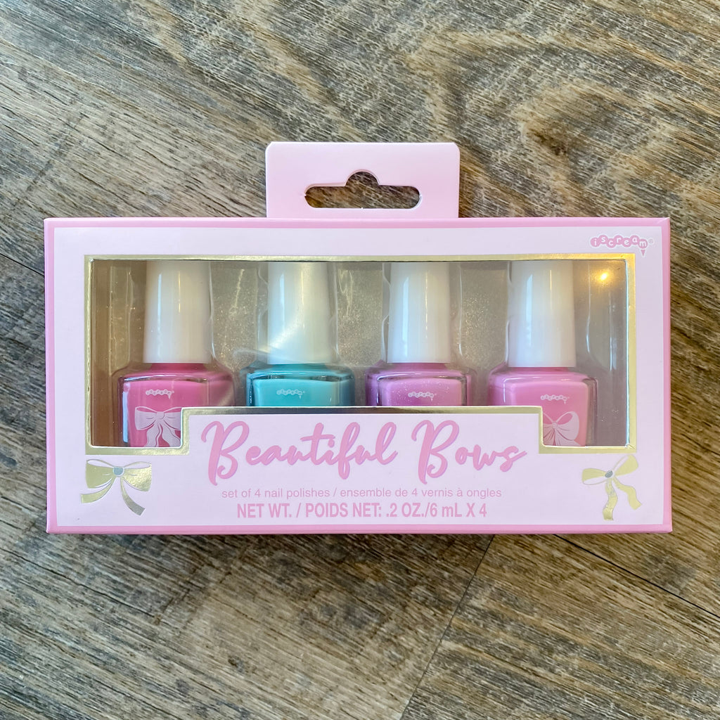 Beautiful Bows Nail Polish Set - Lyla's: Clothing, Decor & More - Plano Boutique
