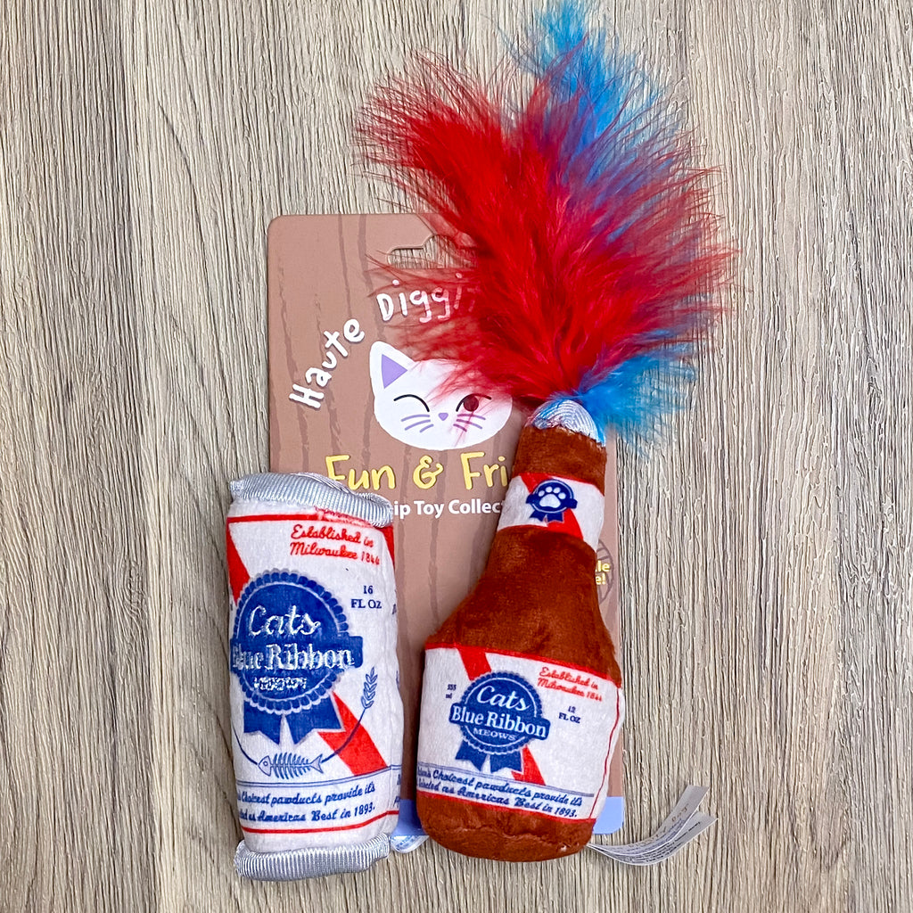 Cats Blue Ribbon Catnip Toys - Lyla's: Clothing, Decor & More - Plano Boutique