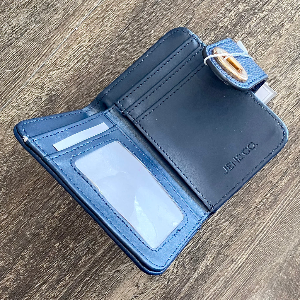 Jen & Co Margot Wallet w/ Twist Lock Closure - Lyla's: Clothing, Decor & More - Plano Boutique