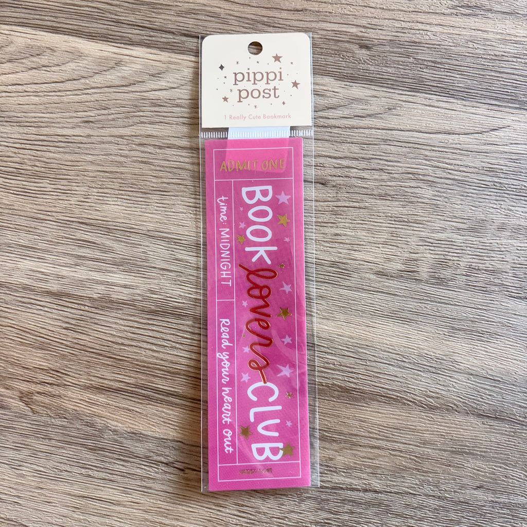 Book Lovers Club Transparent Bookmark - Lyla's: Clothing, Decor & More - Plano Boutique