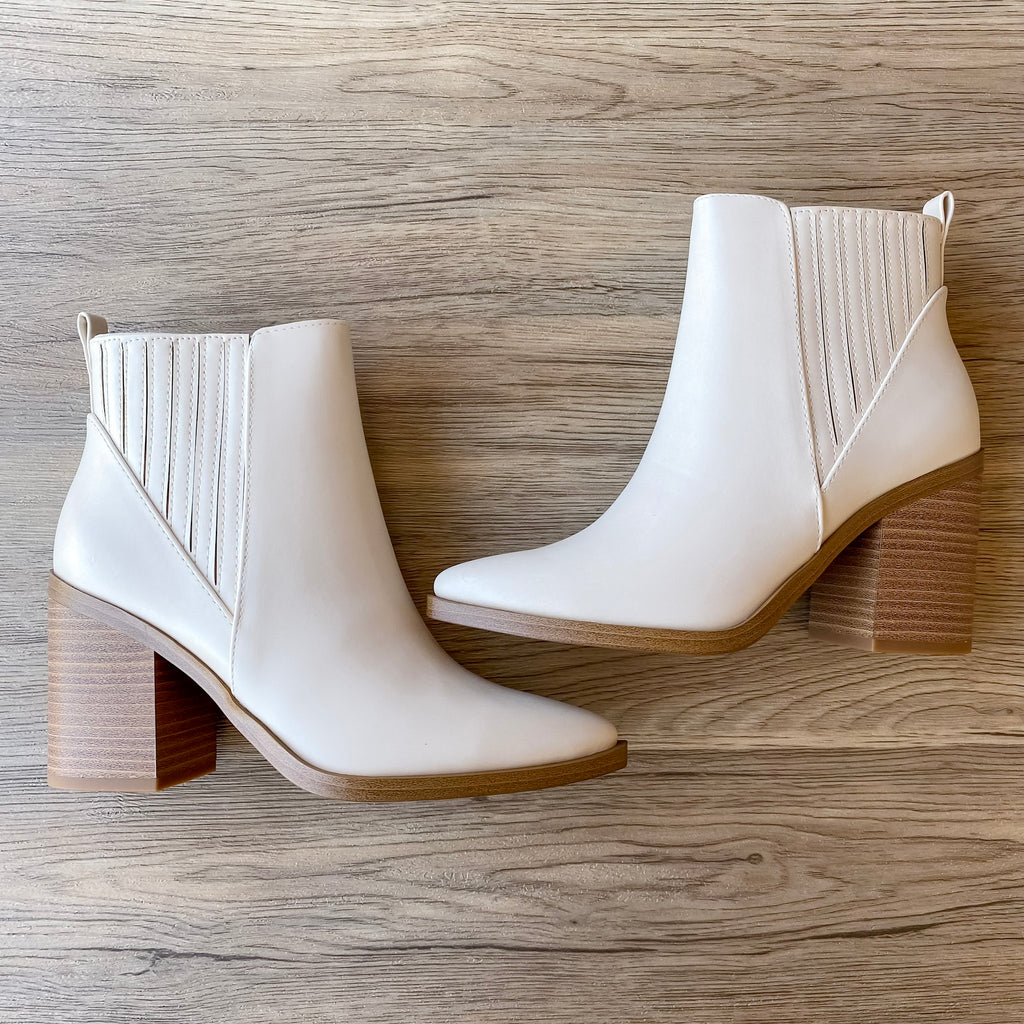 Duvets Off White Bootie - Lyla's: Clothing, Decor & More - Plano Boutique