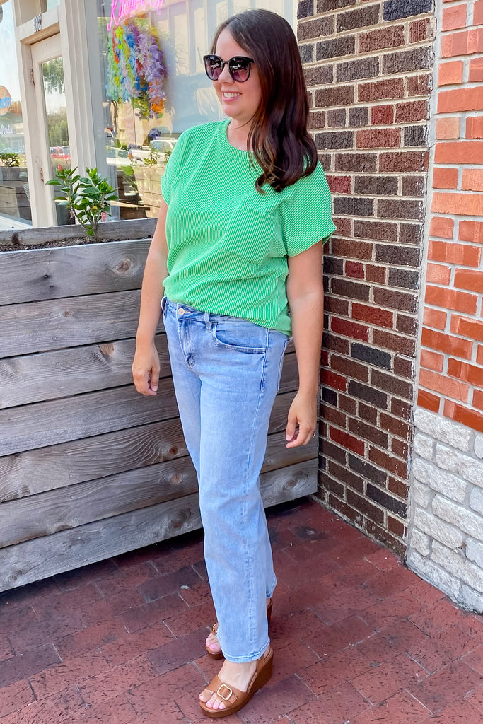 Leann Deference Mid Rise Dad Jeans by Vervet - Lyla's: Clothing, Decor & More - Plano Boutique