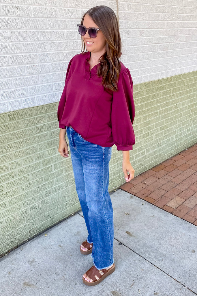 Blue Jay Super High Wide Leg Denim by Mica - Lyla's: Clothing, Decor & More - Plano Boutique