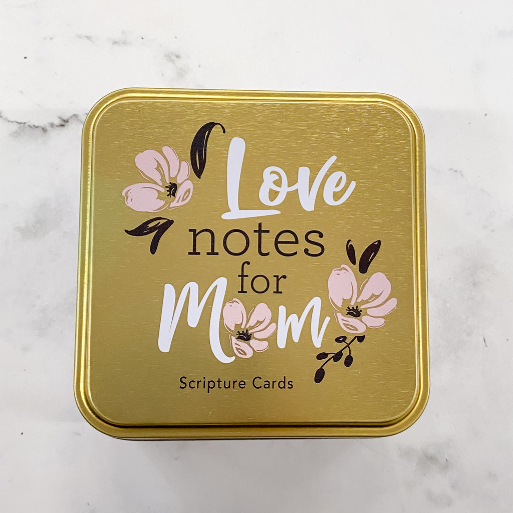 Love Notes for Mom Scripture Cards in a Tin - Lyla's: Clothing, Decor & More - Plano Boutique