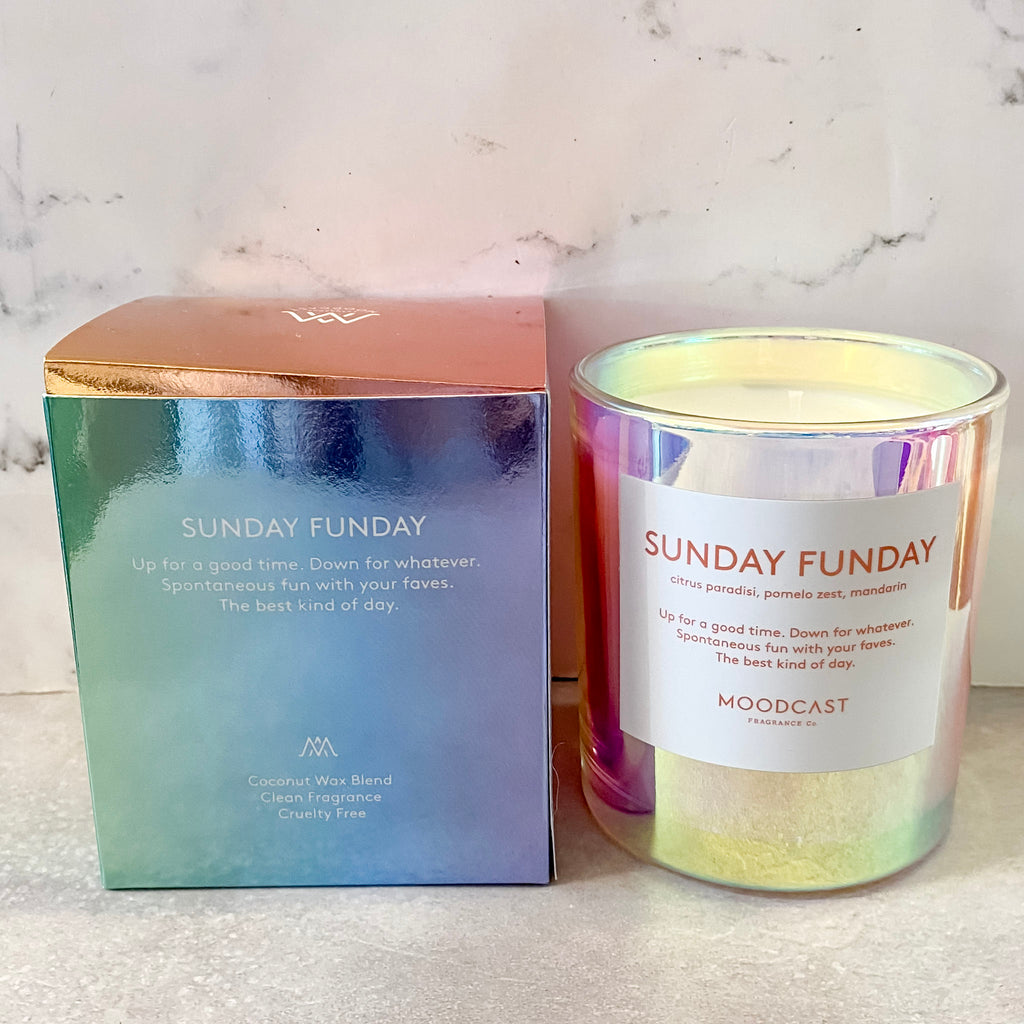 Moodcast - Sunday Funday Candle - Lyla's: Clothing, Decor & More - Plano Boutique