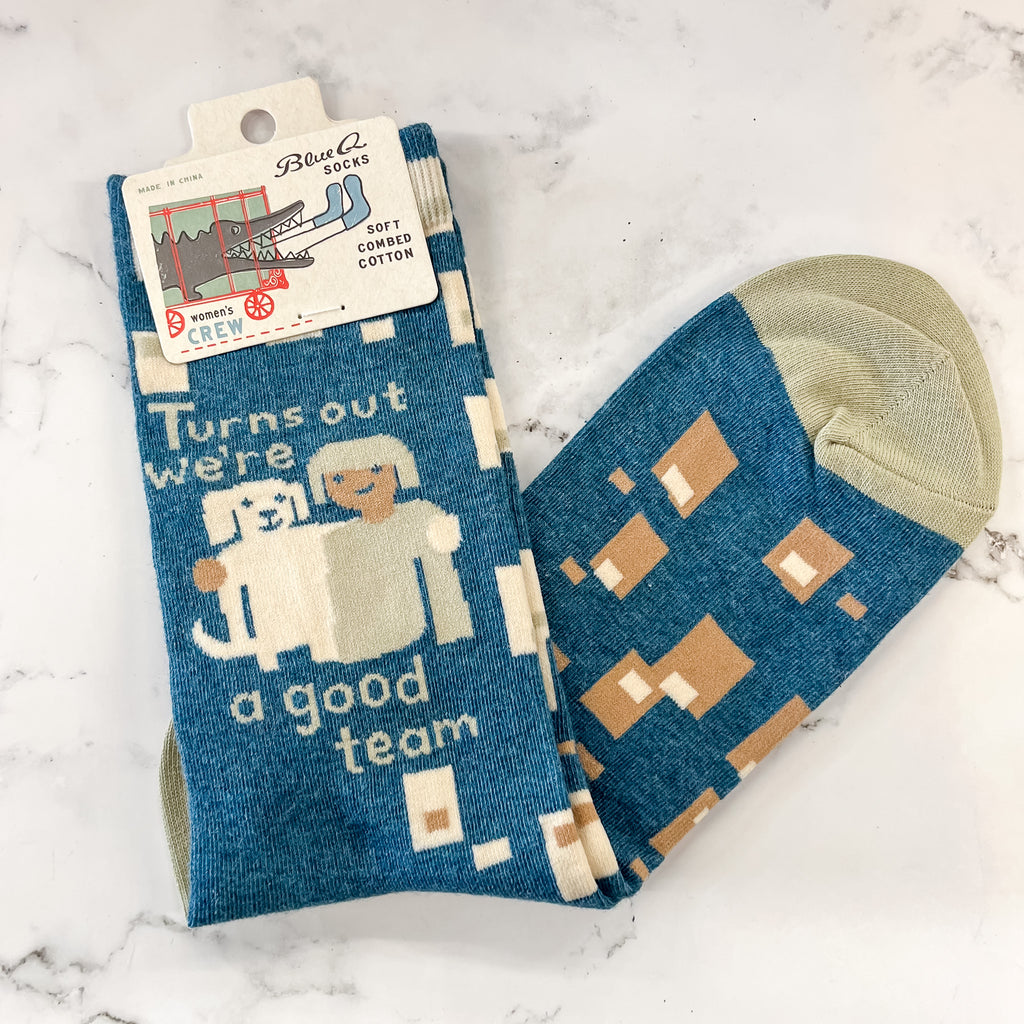 Turns Out We're A Good Team Ladies Socks - Lyla's: Clothing, Decor & More - Plano Boutique