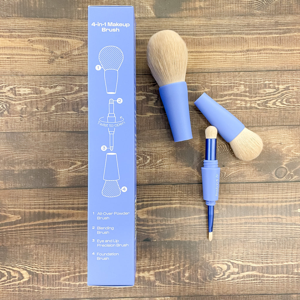 Alleyoop Overachiever 4 in 1 Makeup Brush - Lyla's: Clothing, Decor & More - Plano Boutique