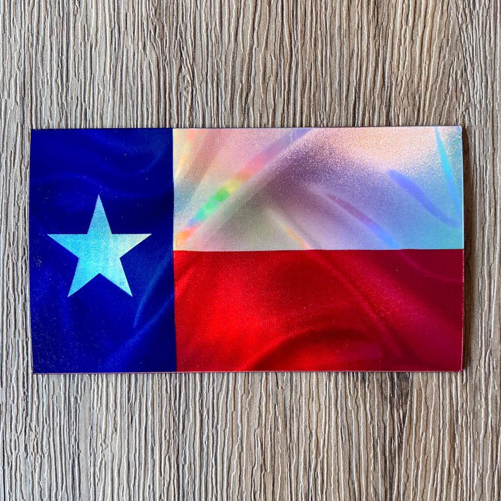 Texas Flag Holographic Magnet - Lyla's: Clothing, Decor & More - Plano Boutique
