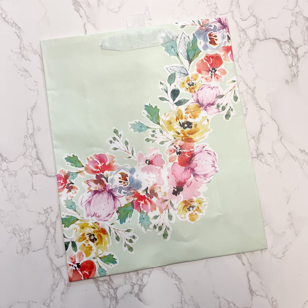 Delightful Blooms Large Gift Bag - Lyla's: Clothing, Decor & More - Plano Boutique