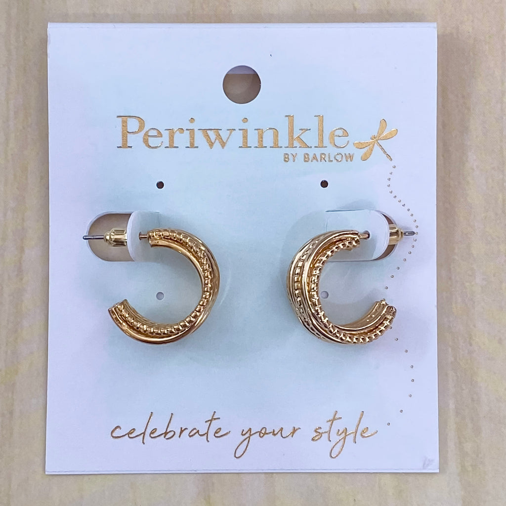 Multi strand Gold Hoop Earrings - Lyla's: Clothing, Decor & More - Plano Boutique