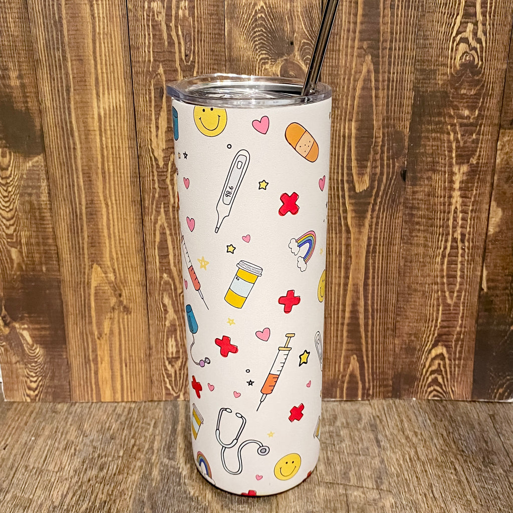 Healthcare Icons Tumbler by Callie Danielle - Lyla's: Clothing, Decor & More - Plano Boutique