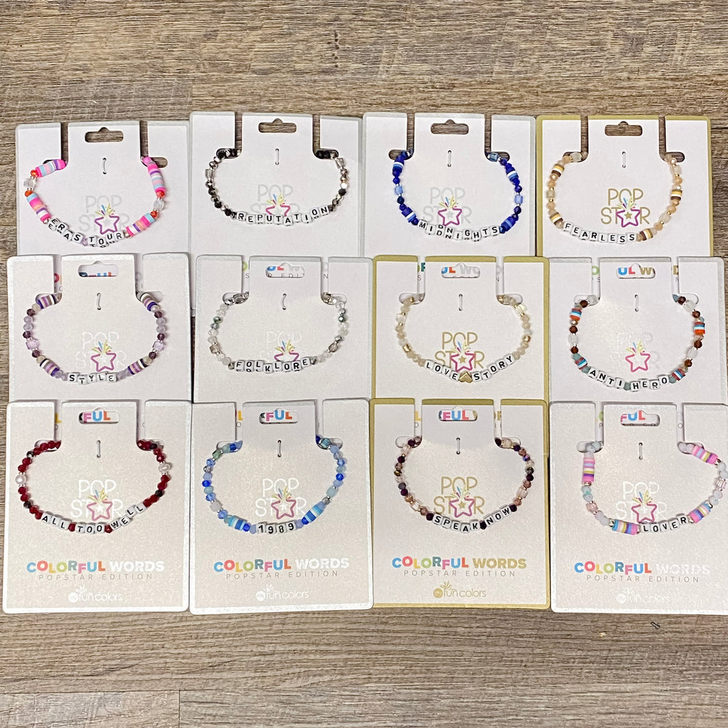 Taylor Pop Star Bracelet - Lyla's: Clothing, Decor & More - Plano Boutique