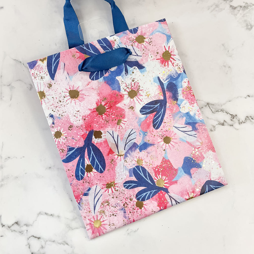 Cherry Blossoms Small Gift Bag - Lyla's: Clothing, Decor & More - Plano Boutique