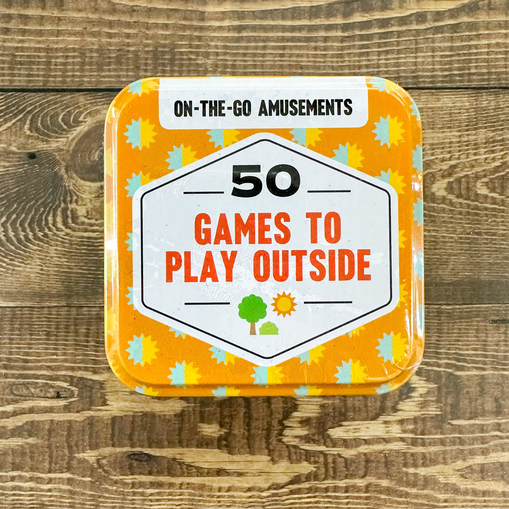 After Dinner Amusements: 50 Games to Play Outside - Lyla's: Clothing, Decor & More - Plano Boutique