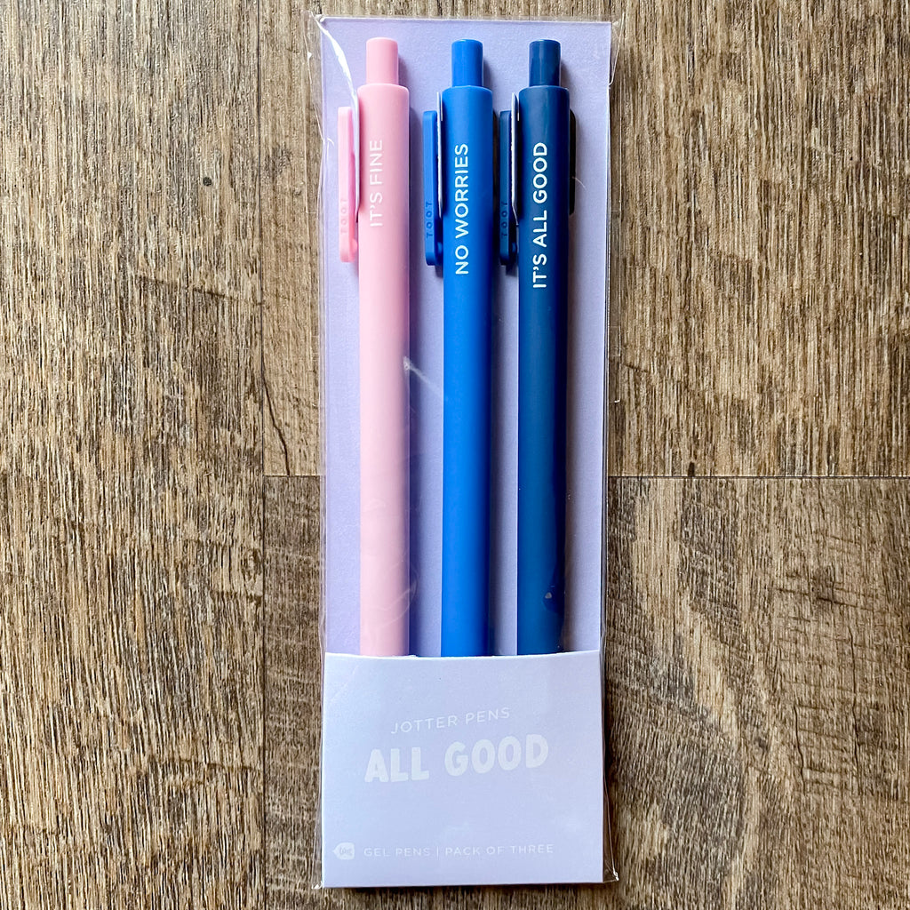 All Good Jotter Pens Set of 3 - Lyla's: Clothing, Decor & More - Plano Boutique