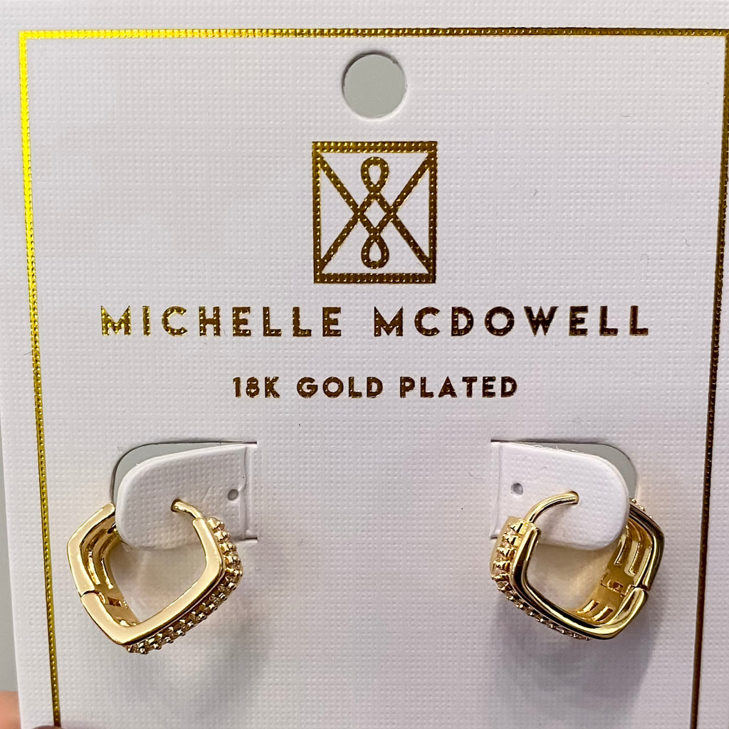 Cecilia Gold Textured Hoop Earrings - Lyla's: Clothing, Decor & More - Plano Boutique