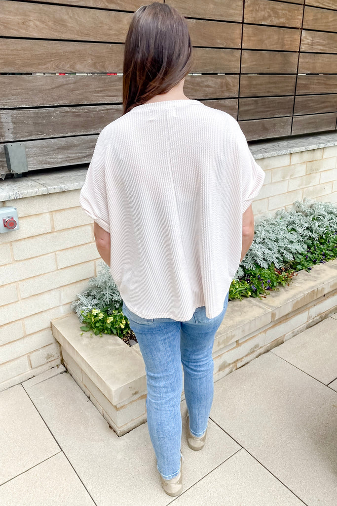 Texas Corduroy Graphic Cream Short Sleeve Top - Lyla's: Clothing, Decor & More - Plano Boutique