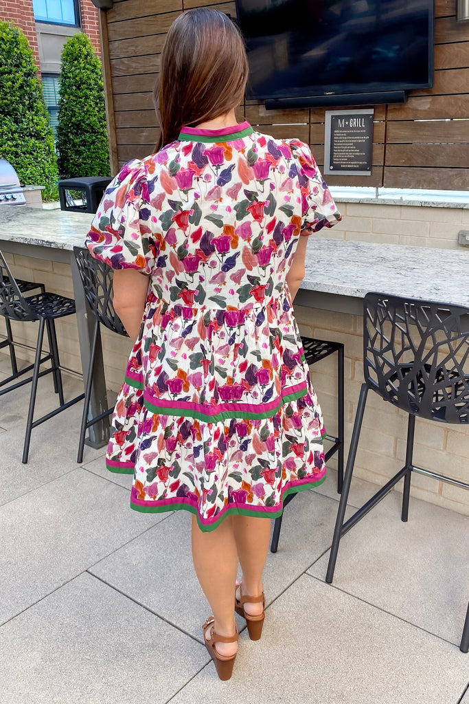 Because I Said So Floral Print Plum Dress - Lyla's: Clothing, Decor & More - Plano Boutique